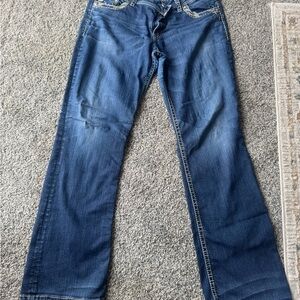 Silver Jeans Dark Blue Flare Women's Jeans